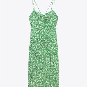 Zara printed tank dress